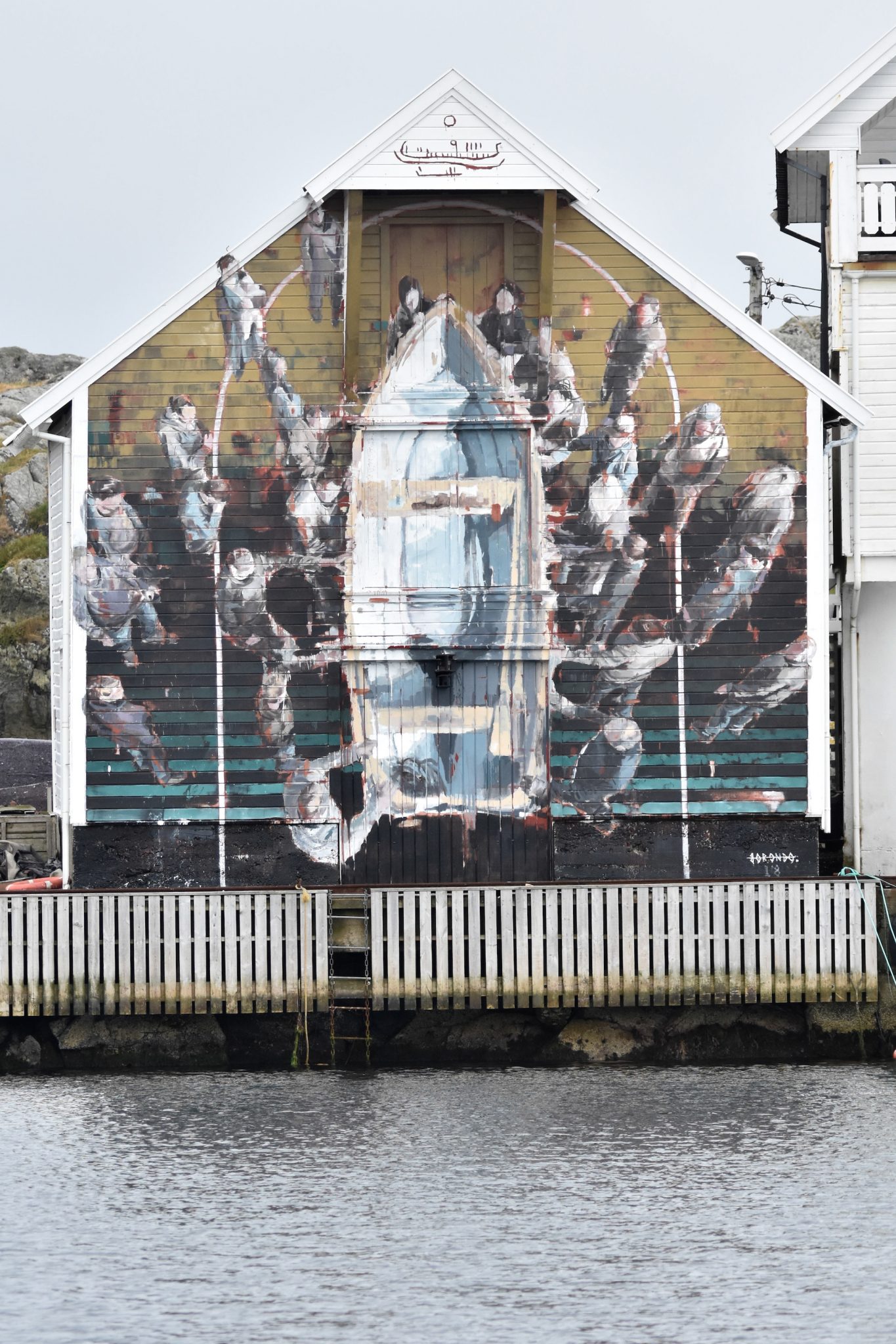 Borondo Street Art Utsira Norway
