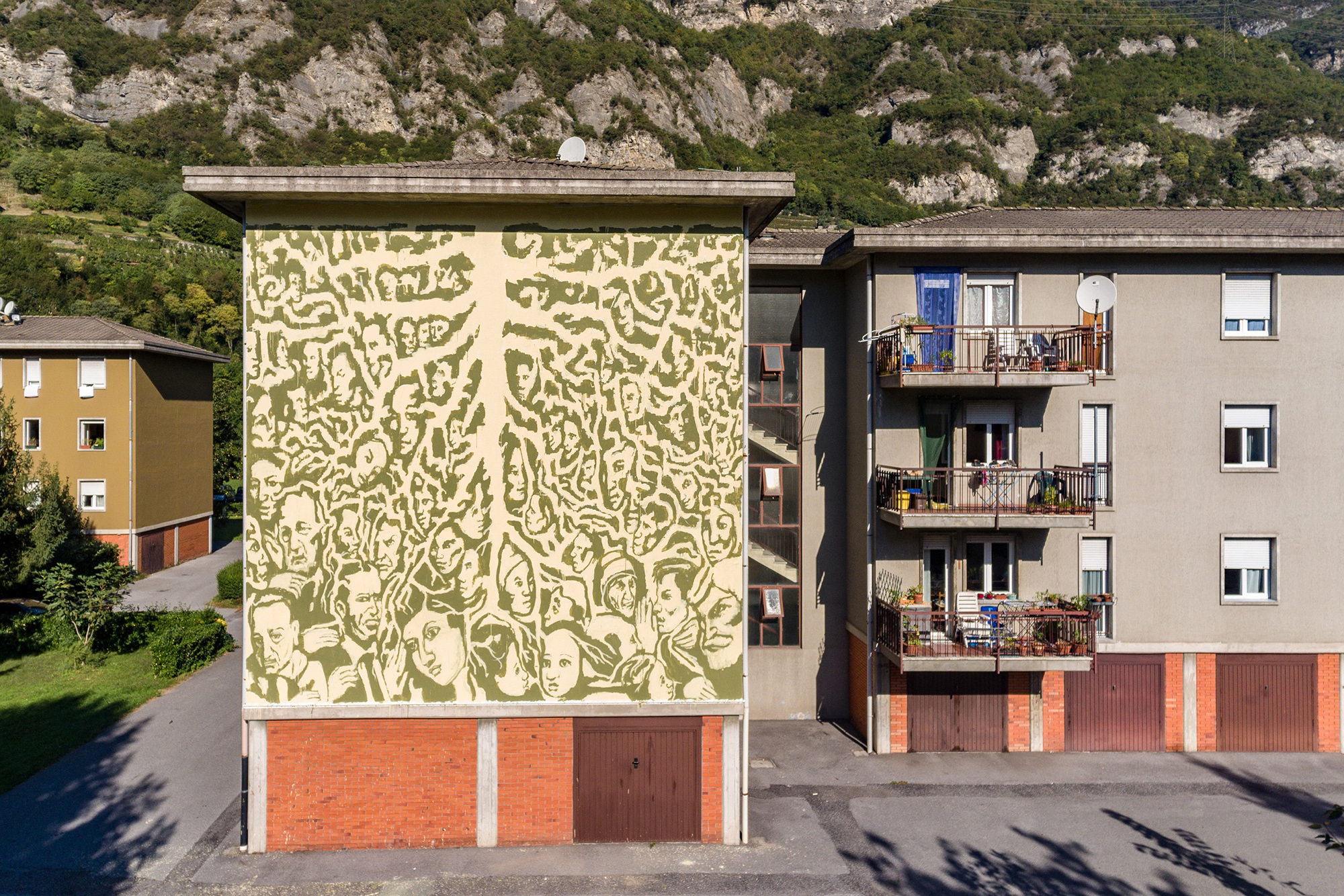 Collettivo Fx Street Art Wall in Art Valle Camonica Angone Darfo Boario Terme